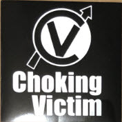 CHOKING VICTIM - LOGO STICKER