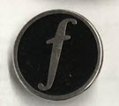 ENAMEL PIN - CLASSIC "F" FACTORY LOGO