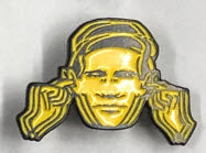 ENAMEL PIN - FACTORY RECORDS USE HEARING PROTECTION ENAMEL PIN