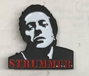 CLASH - JOE STRUMMER PICTURE CUT OUT ENAMEL PIN