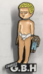 GBH - CITY BABYS REVENGE CUT OUT ENAMEL PIN