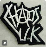 CHAOS UK - CHAOS UK #2 CUT OUT EMBROIDERED PATCH