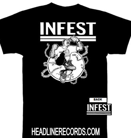 INFEST - BREAKING THE CHAIN TEE SHIRT
