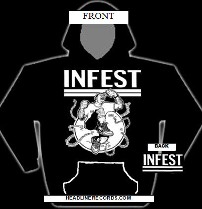 INFEST - BREAKING THE CHAIN HOODIE SWEATSHIRT