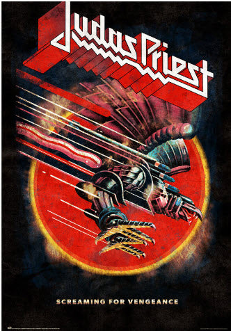 JUDAS PRIEST - SCREAMING FOR VENGEANCE POSTER