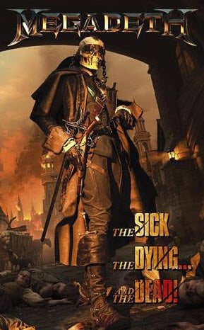 MEGADETH - THE SICK, THE DYING & THE DEAD FABRIC FLAG BANNER