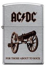 AC/DC - FOR THOSE ABOUT TO ROCK ZIPPO LIGHTER REFILL METAL