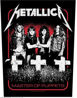 METALLICA - BAND MASTER OF PUPPETs BACK PATCH