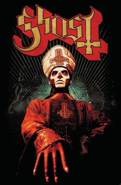 GHOST - PAPA EMERITUS FABRIC FLAG BANNER