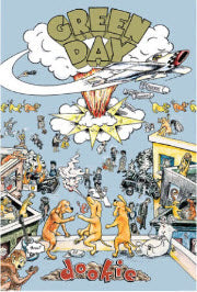 GREEN DAY - DOOKIE FABRIC FLAG BANNER