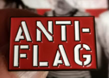 ANTI FLAG - ANTI FLAG ENAMEL PIN BADGE