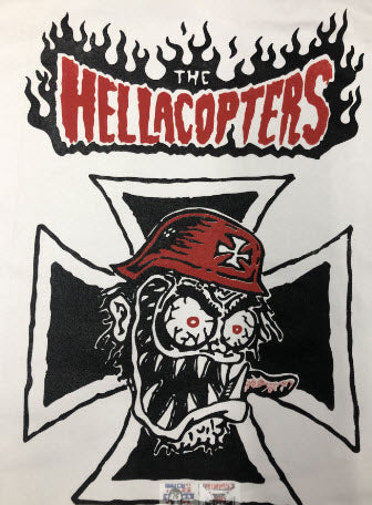 HELLACOPTERS - IRON CROSS BACK PATCH