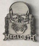 MEGADETH - VIC RATTLEHEAD ENAMEL
