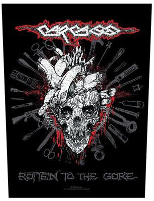 CARCASS - ROTTEN TO THE GORE BACK PATCH