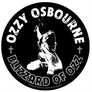 OZZY OZBOURNE - BLIZZARD OF OZZ (CIRCLE ) BACK PATCH