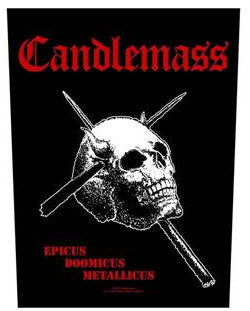 CANDLEMASS - EPICUS DOOMICUS METALLICUS BACK PATCH