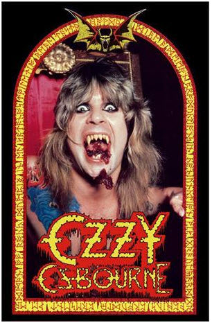 OZZY OSBOURNE - SPEAK OF THE DEVIL FABRIC FLAG BANNER