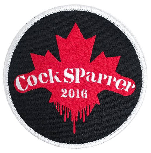 COCK SPARRER - CANADA MAPLE LEAF EMBROIDERED PATCH