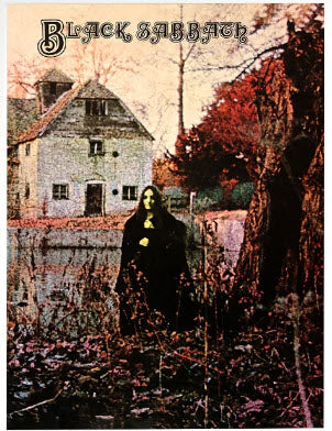 BLACK SABBATH - 1ST LP CANVAS POSTER
