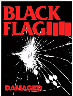 BLACK FLAG - DAMAGED CANVAS POSTER