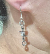 EARRING - BARB WIRE