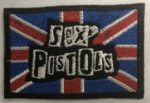 SEX PISTOLS - UK FLAG EMBROIDERED PATCH