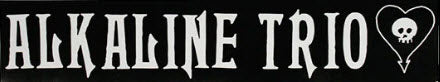 ALKALINE TRIO - ALKALINE TRIO + HEARTSKULL STICKER