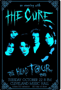 CURE - HEAD TOUR POSTER