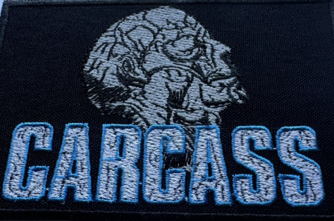 CARCASS - NECRO HEAD EMBROIDERED PATCH