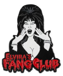 ELVIRA - FANG CLUB ENAMEL PIN