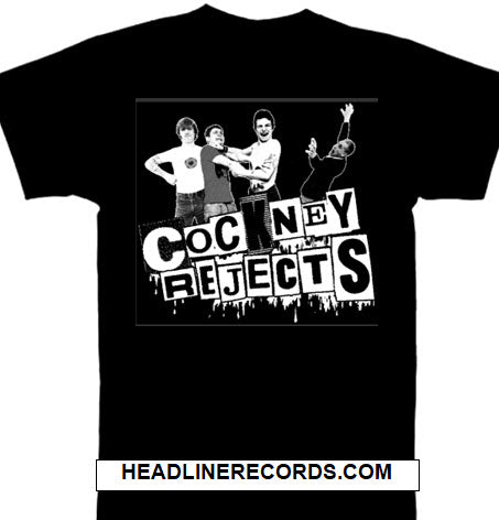 COCKNEY REJECTS - BAND PICTURE TEE SHIRT