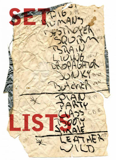 BOOK - SET LISTS