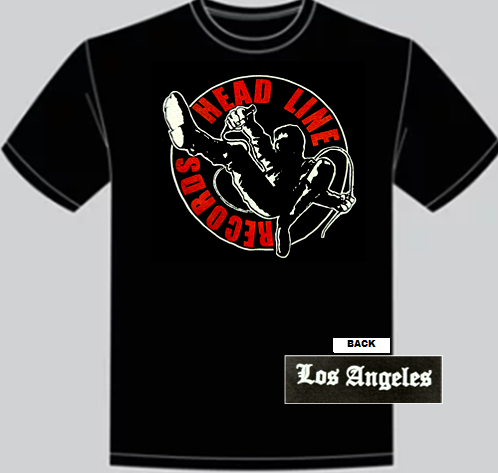 HEADLINE RECORDS - CLASSIC LOGO 2 COLORS TEE SHIRT