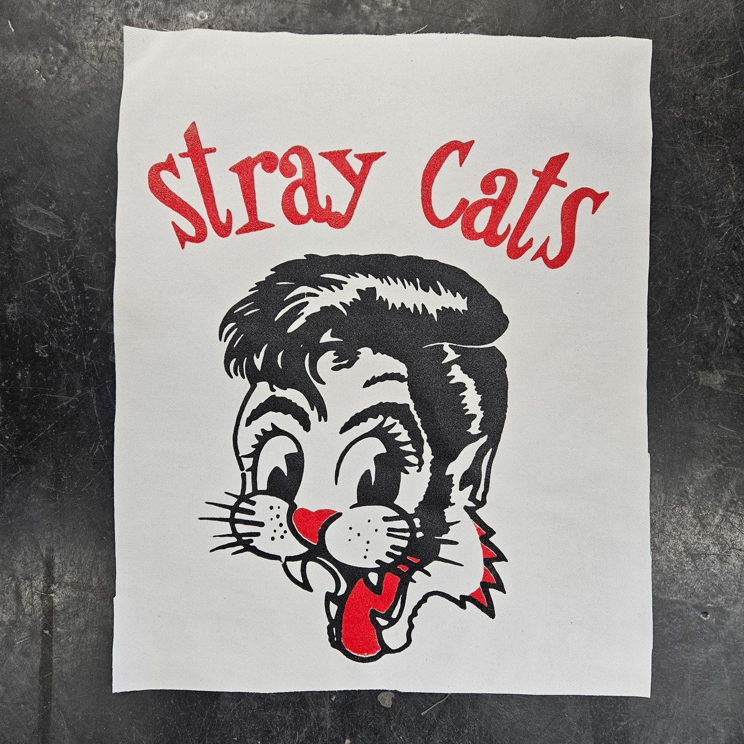 STRAY CATS - LOGO BACK PATCH
