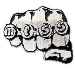 MESS - FIST ENAMEL PIN BADGE