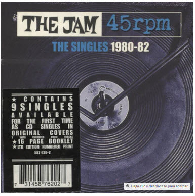 JAM - THE SINGLES 1980 / 1982 BOXSET