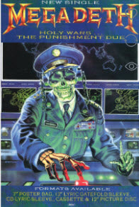 MEGADETH - HOLY WARS POSTER