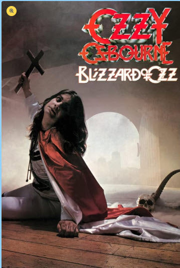 OZZY OZBOURNE - CRUCIFIX BLIZZARD OF OZZ POSTER