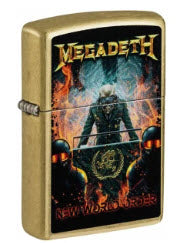 MEGADETH - NEW WORLD ORDER ZIPPO LIGHTER REFILL METAL
