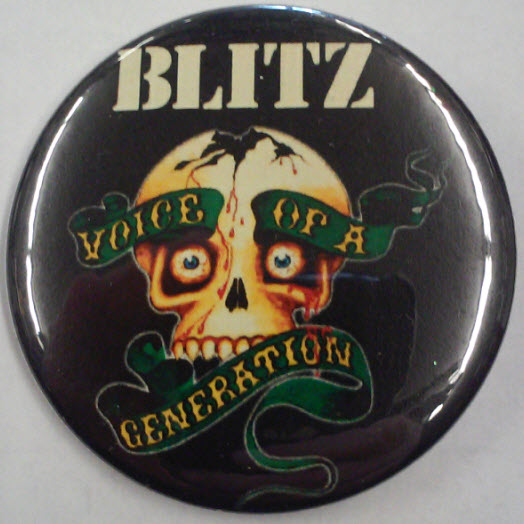 BLITZ - VOICE OF A GENERATION 2.25" BIG BUTTON