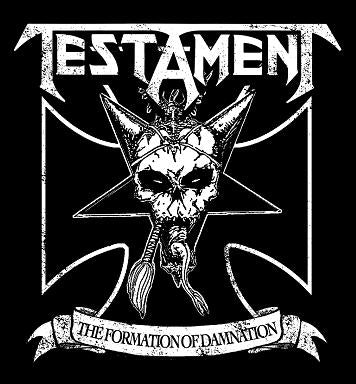 TESTAMENT - THE FORMATION OF DAMNATION 1" BUTTON