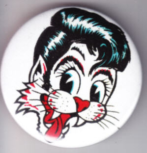 STRAY CATS - LOGO 2.25" BIG BUTTON