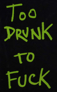 DEAD KENNEDYS - TOO DRUNK TOO FUCK 1" BUTTON