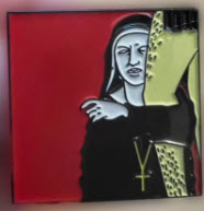 BLACK FLAG - SLIP IT IN ENAMEL PIN BADGE