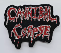 CANNIBAL CORPSE - CANNIBAL CORPSE #2 DIE CUT EMBROIDERED PATCH