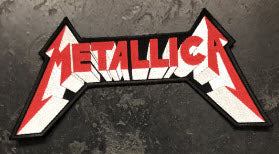 Metallica Red Logo Embroidered Patch