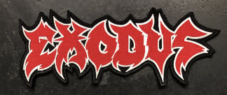 EXODUS - EXODUS EMBROIDERED CUT OUT BACK PATCH