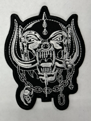 Motörhead Ace Of Spades Card Unisex Patch Weiß/schwarz 100% Polyester