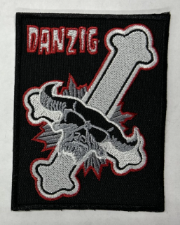 DANZIG - CROSS EMBROIDERED PATCH