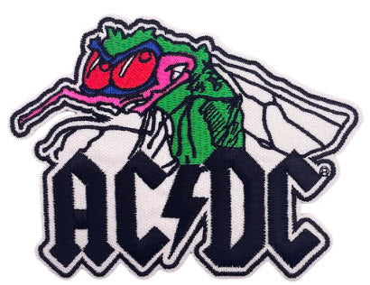 AC/DC - FLY ON THE WALL CUT OUT EMBROIDERED PATCH